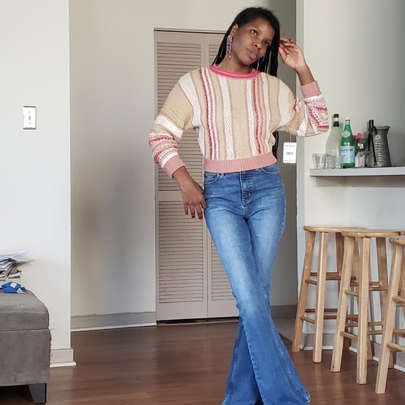 FREE PEOPLE "Sweet Child Combo" Sweater - Picture 13 of 16